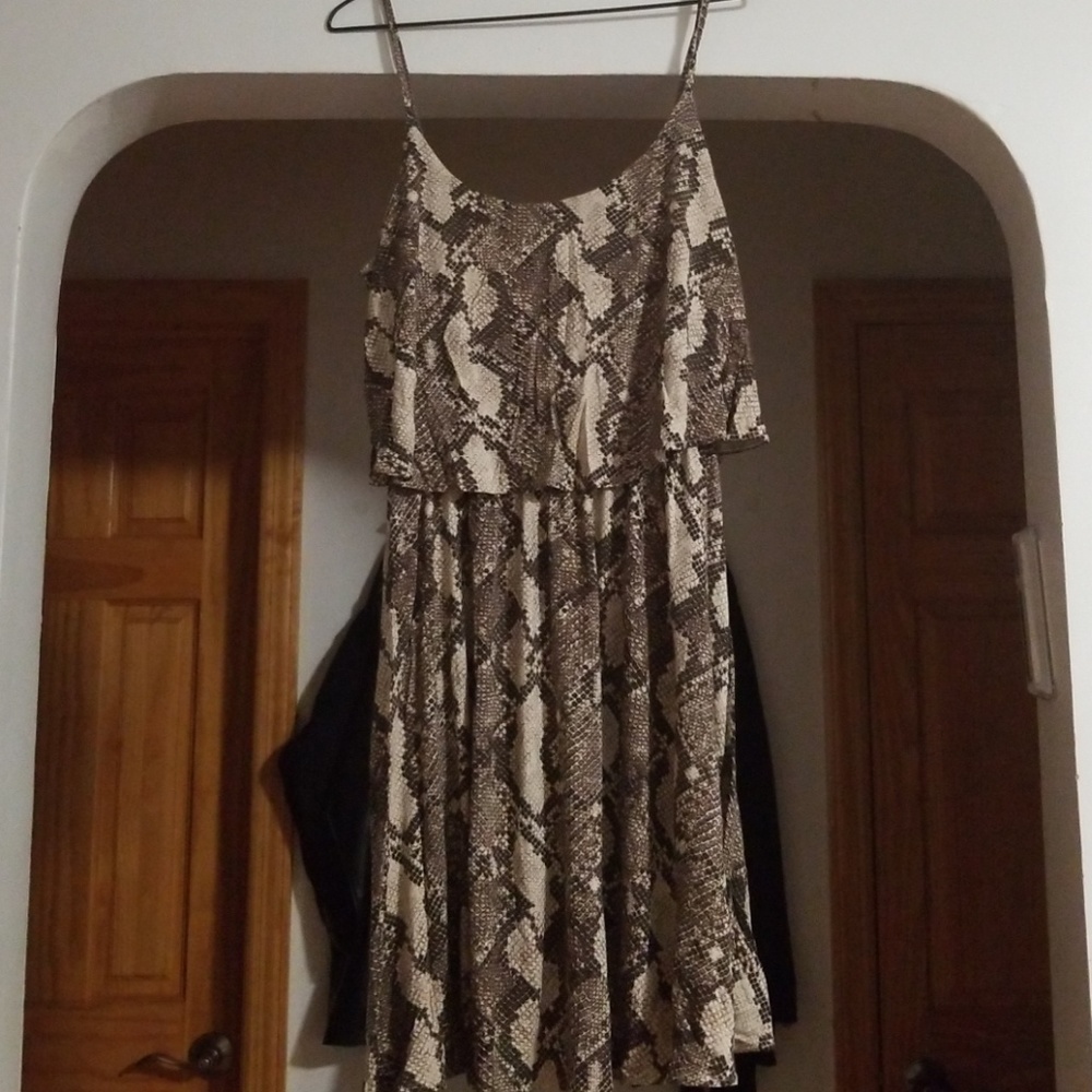 Leapord print dress